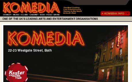 Komedia Website